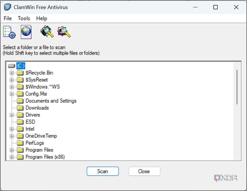 ClamWin-Antivirus-user-interface