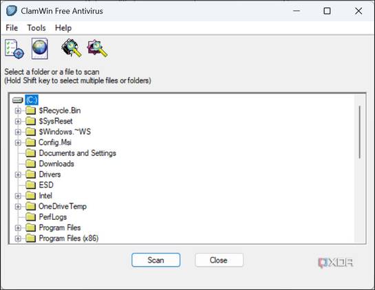 ClamWin-Antivirus-user-interface