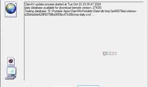 ClamWin Antivirus updating virus definition database