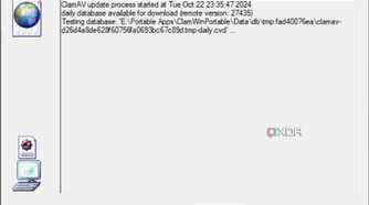 ClamWin Antivirus updating virus definition database