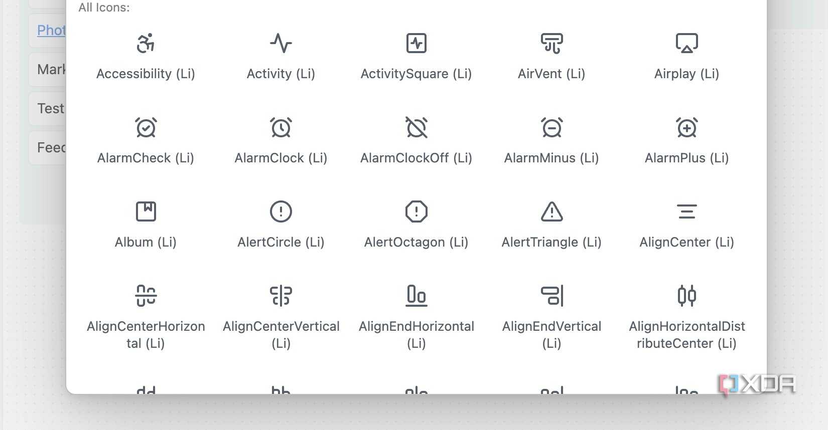 open icons in Obsidian