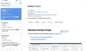 search for Kanban Obsidian