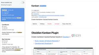 search for Kanban Obsidian