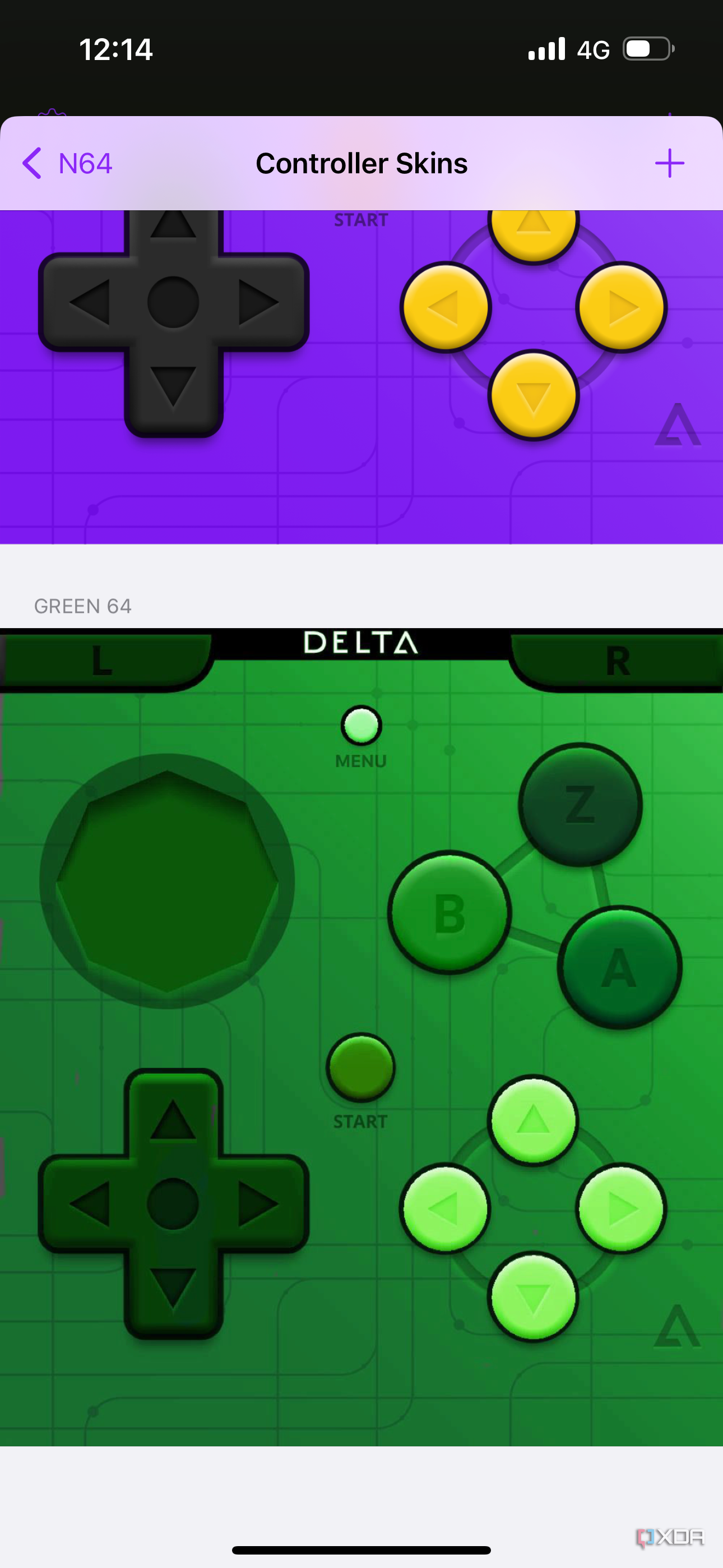 Using an alternative Nintendo 64 skin for Delta