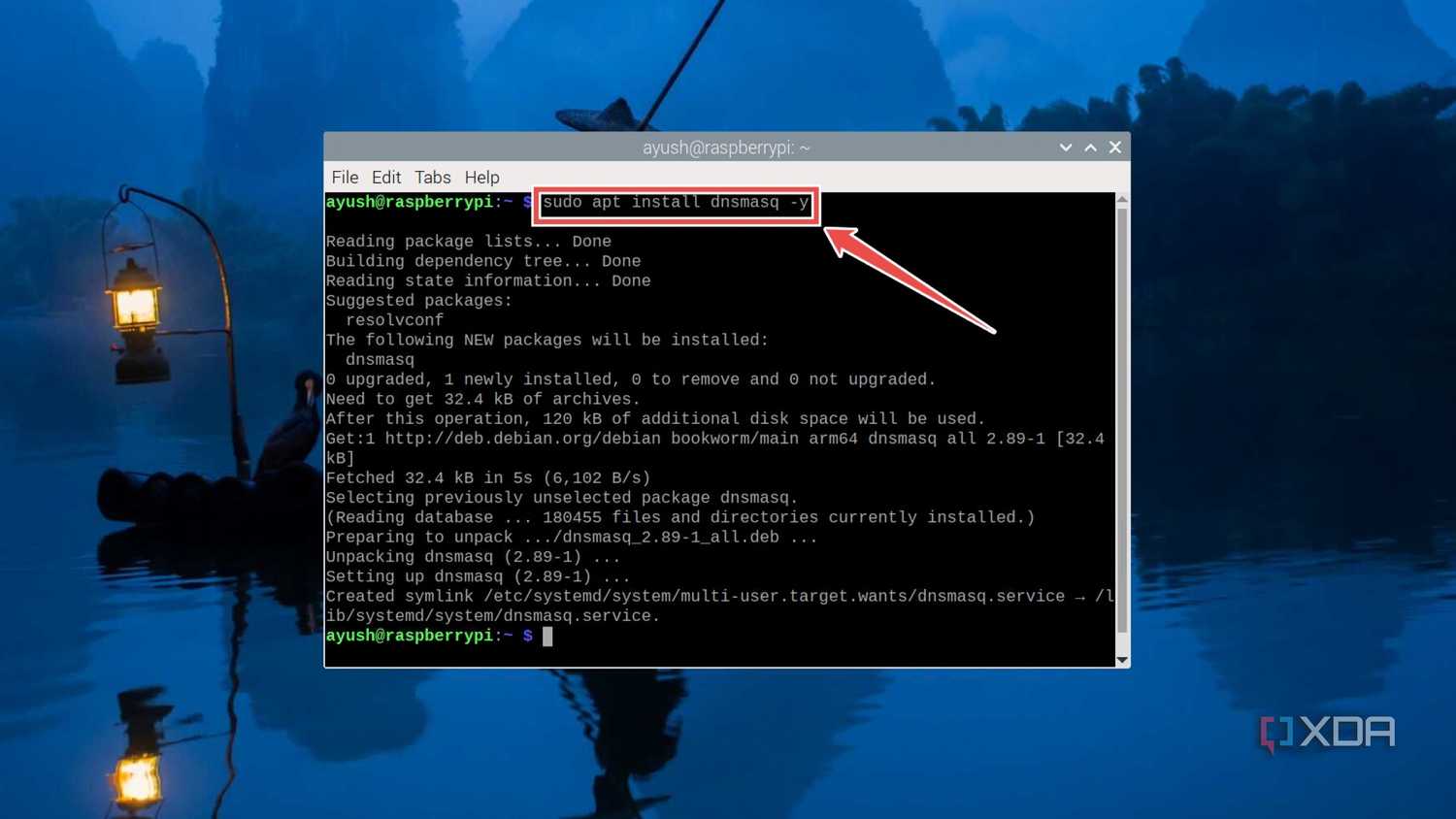 Installing Dnsmasq on the Raspberry Pi