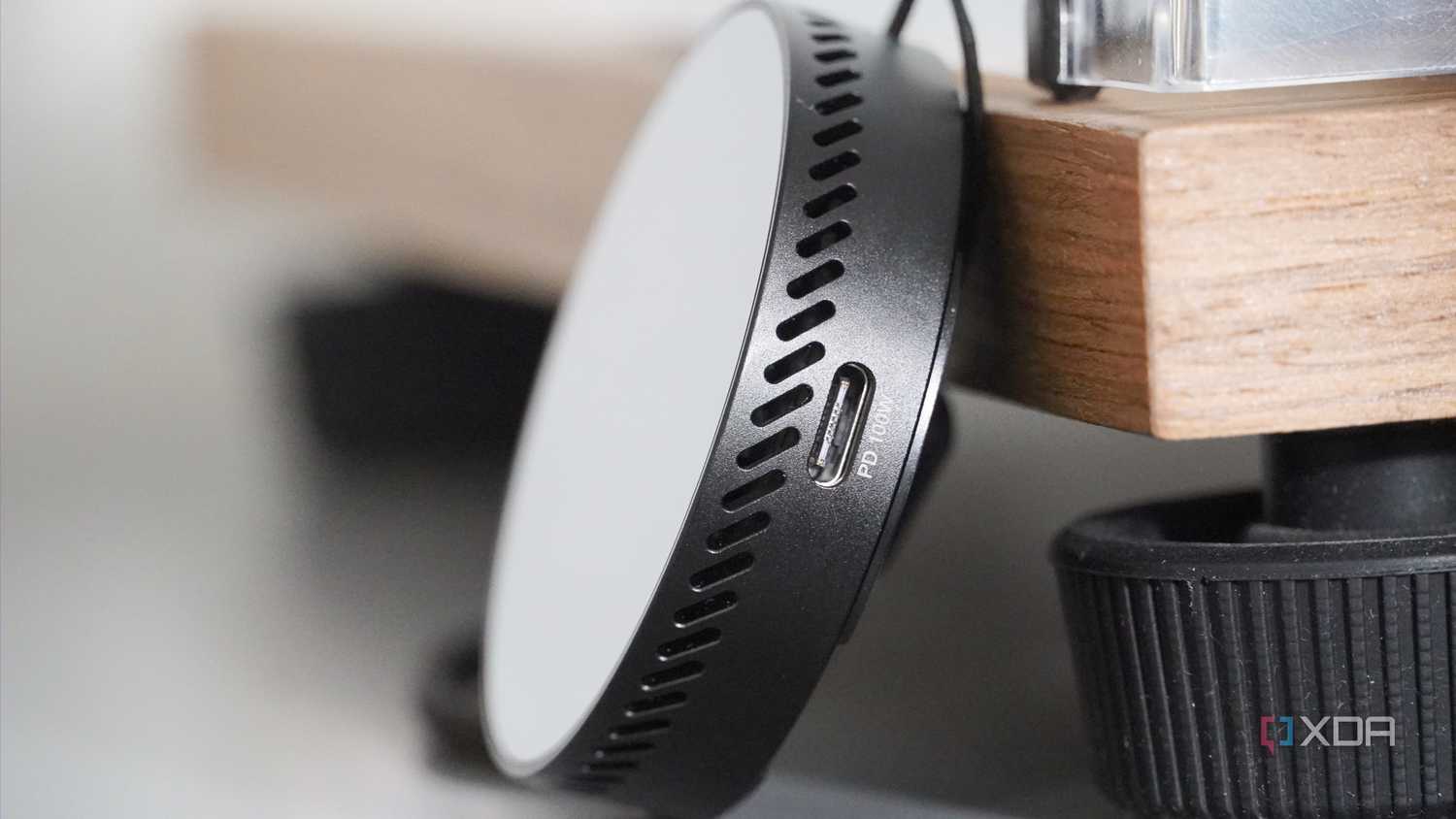 The 100W USB-C port on the Dockcase MagSafe SSD Enclosure.