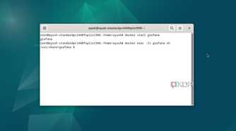 Running the docker exec command in Debian