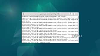 Running the docker logs command in Debian