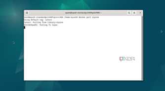 Running the docker pull command in Debian