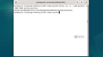 Executing the docker run command in Debian