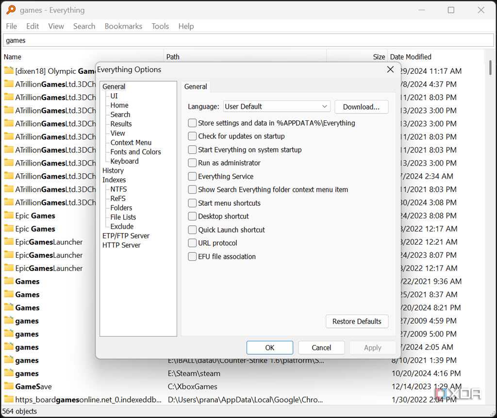 Everything Portable Options