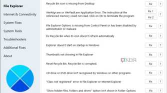 File Explorer fixes FixWin