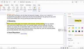 Foxit PDF reader highlight text feature
