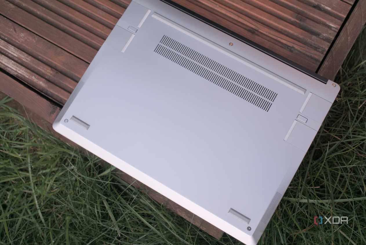 Bottom of the Framework Laptop 13 AMD