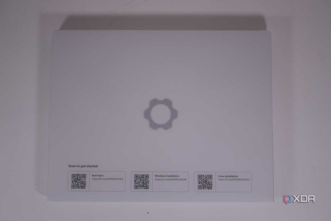 Framework Laptop 13 AMD in its wrapper
