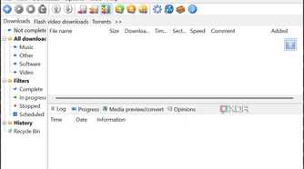 Free Download Manager portable main screen