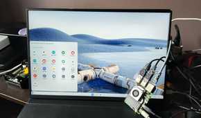 A Raspberry Pi 5 running FydeOS