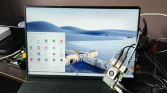 A Raspberry Pi 5 running FydeOS