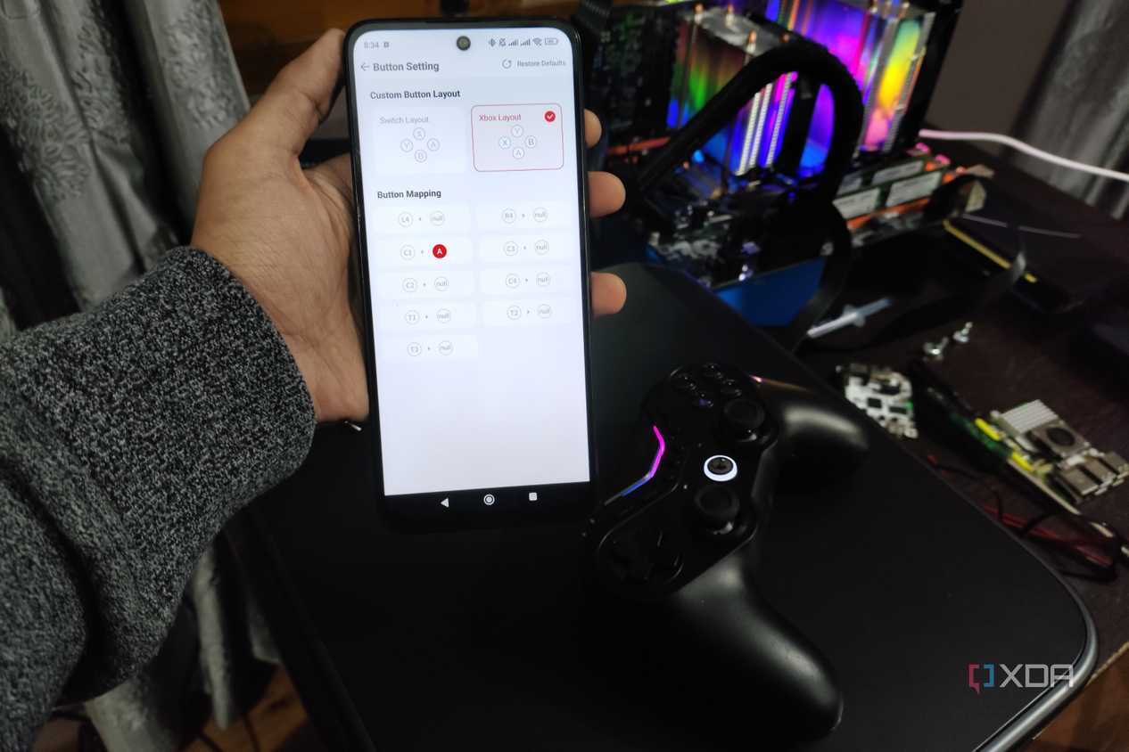 The GameSir Tarantula Pro companion app
