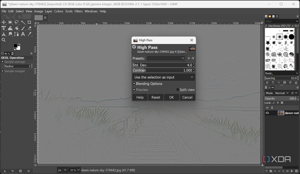 GIMP Portable settings