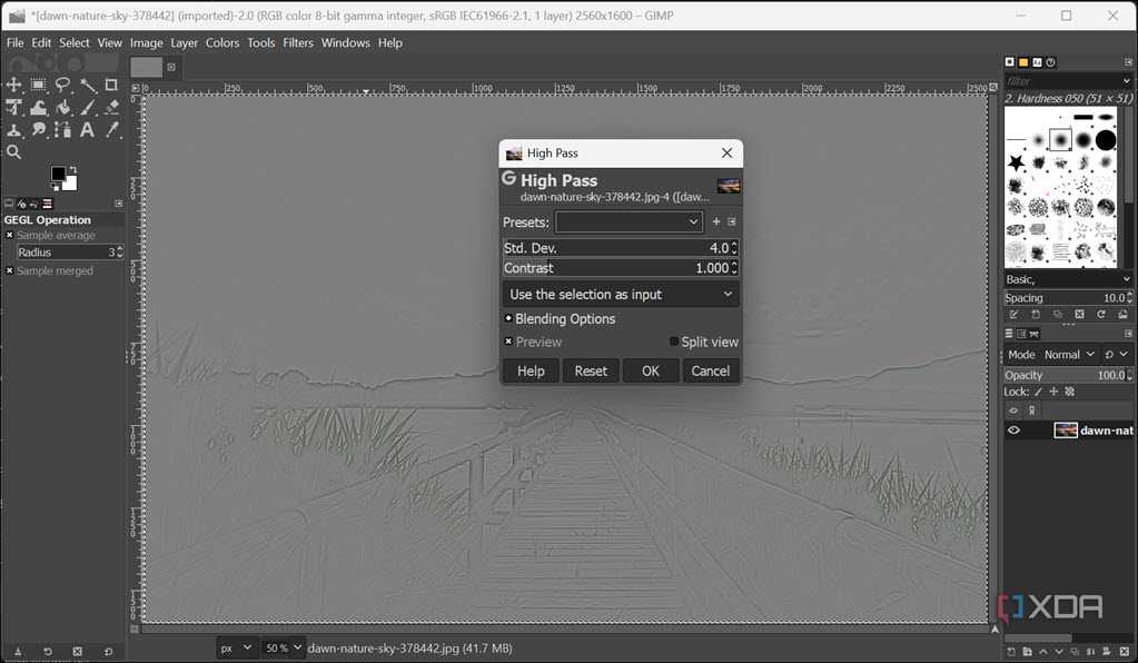 GIMP Portable settings