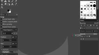 GIMP Portable User Interface