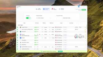 screenshot of glasswire network monitor