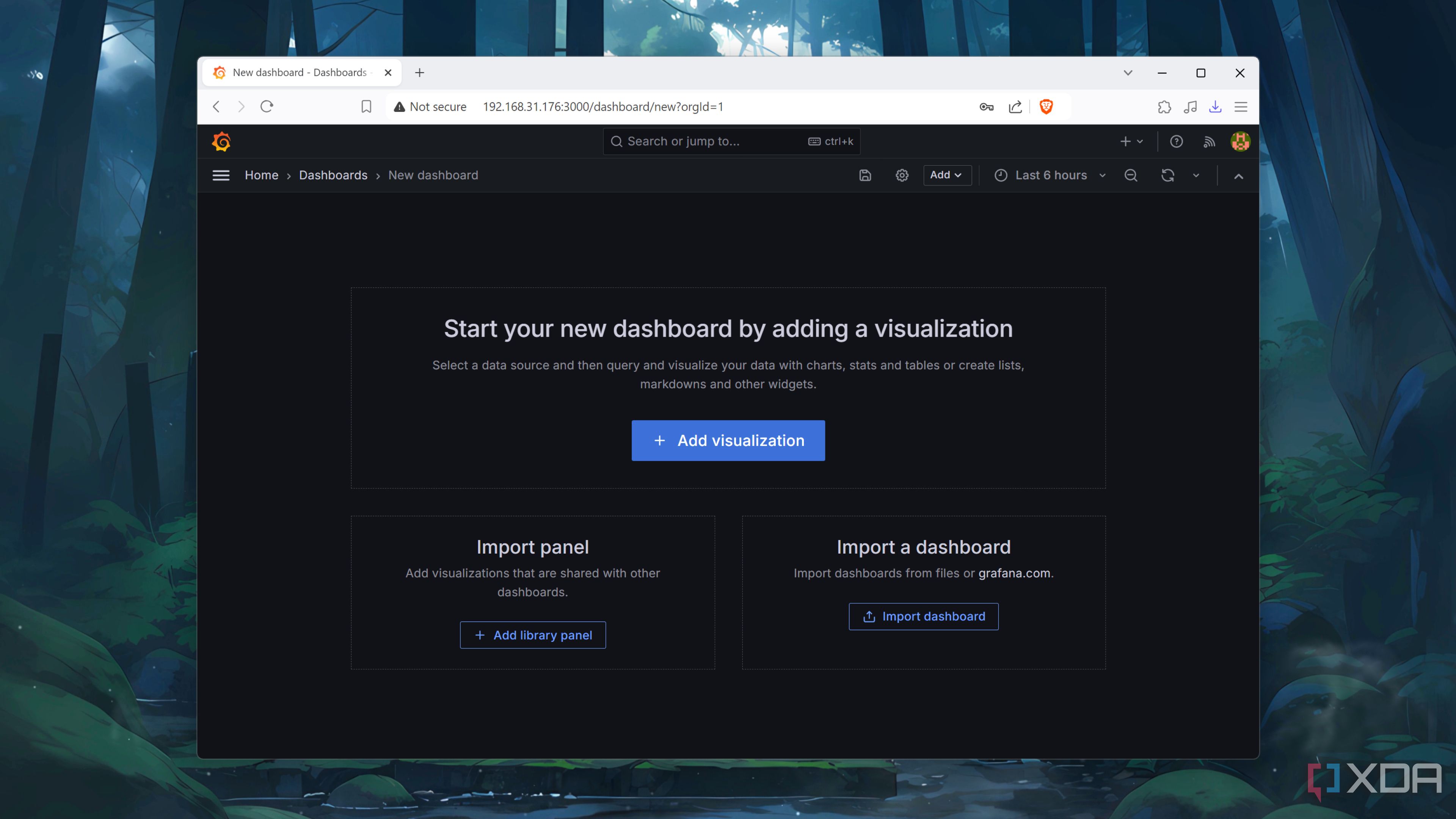 Running Grafana on Proxmox
