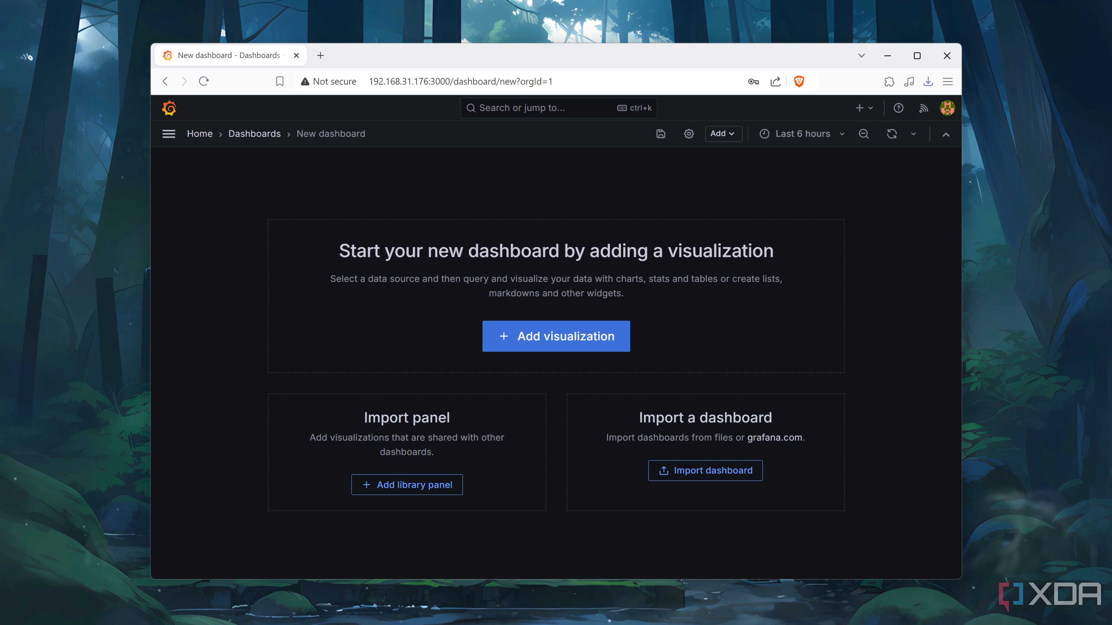 Running Grafana on Proxmox