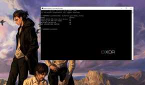 Screenshot of Windows desktop showing a Command Prompt window