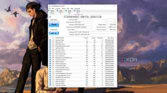 Screenshot of Windows desktop showing CrystalDiskInfo program