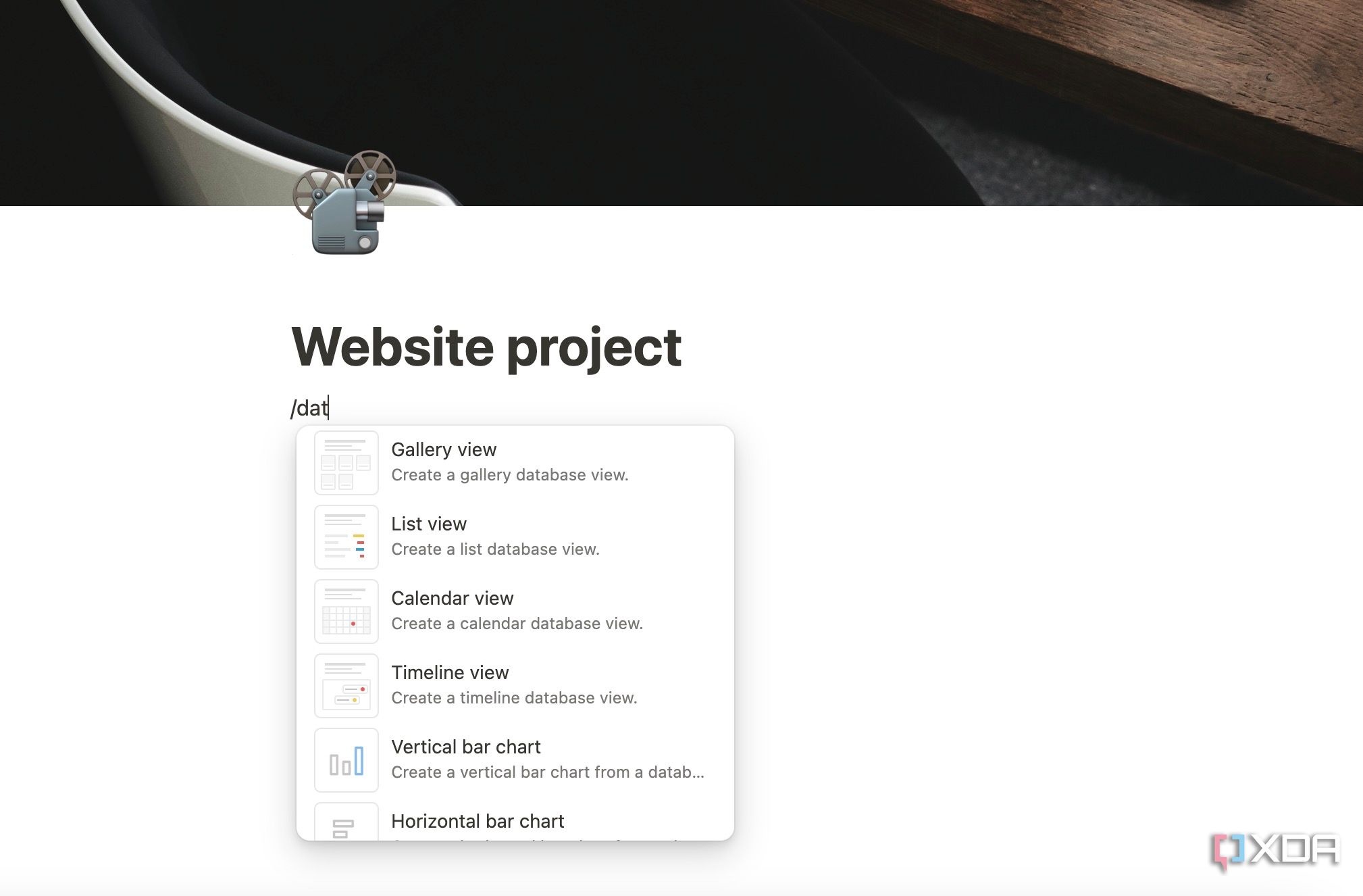 Notion databases