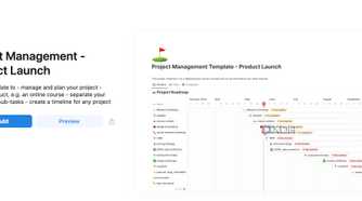 Notion timeline template