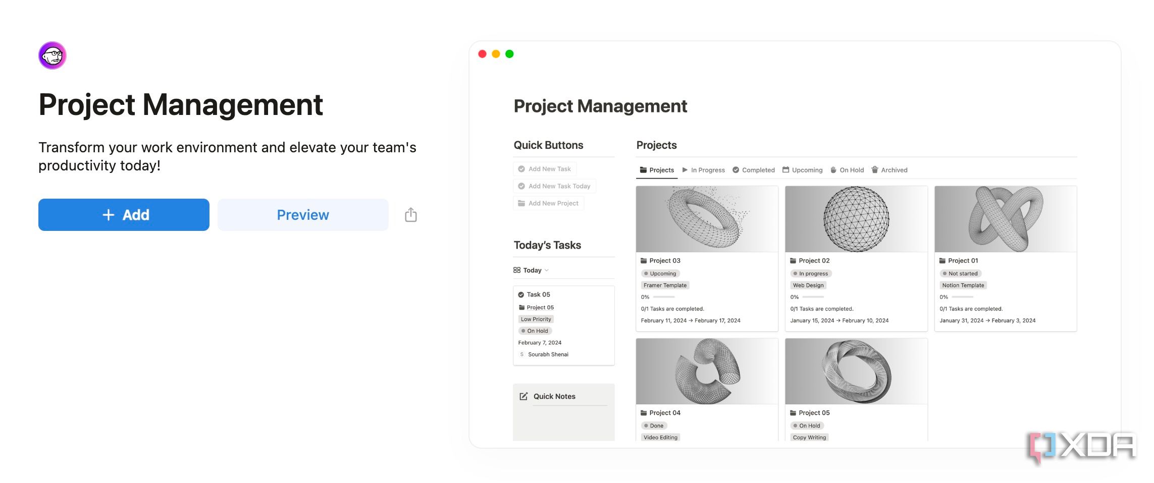 Notion templates