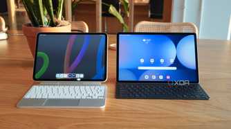 The keyboard cases for the iPad Pro and Galaxy Tab S10+.