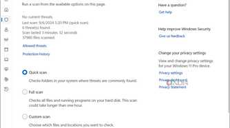 Microsoft Defender Scan options