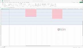 Screenshot of Microsoft Excel for the web