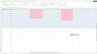 Screenshot of Microsoft Excel for the web