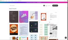 Screenshot of templates for Microsoft Word on the web