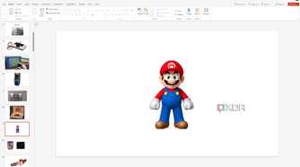 Screenshot of Microsoft PowerPoint for the web