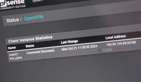 OpenVPN running on pfSense