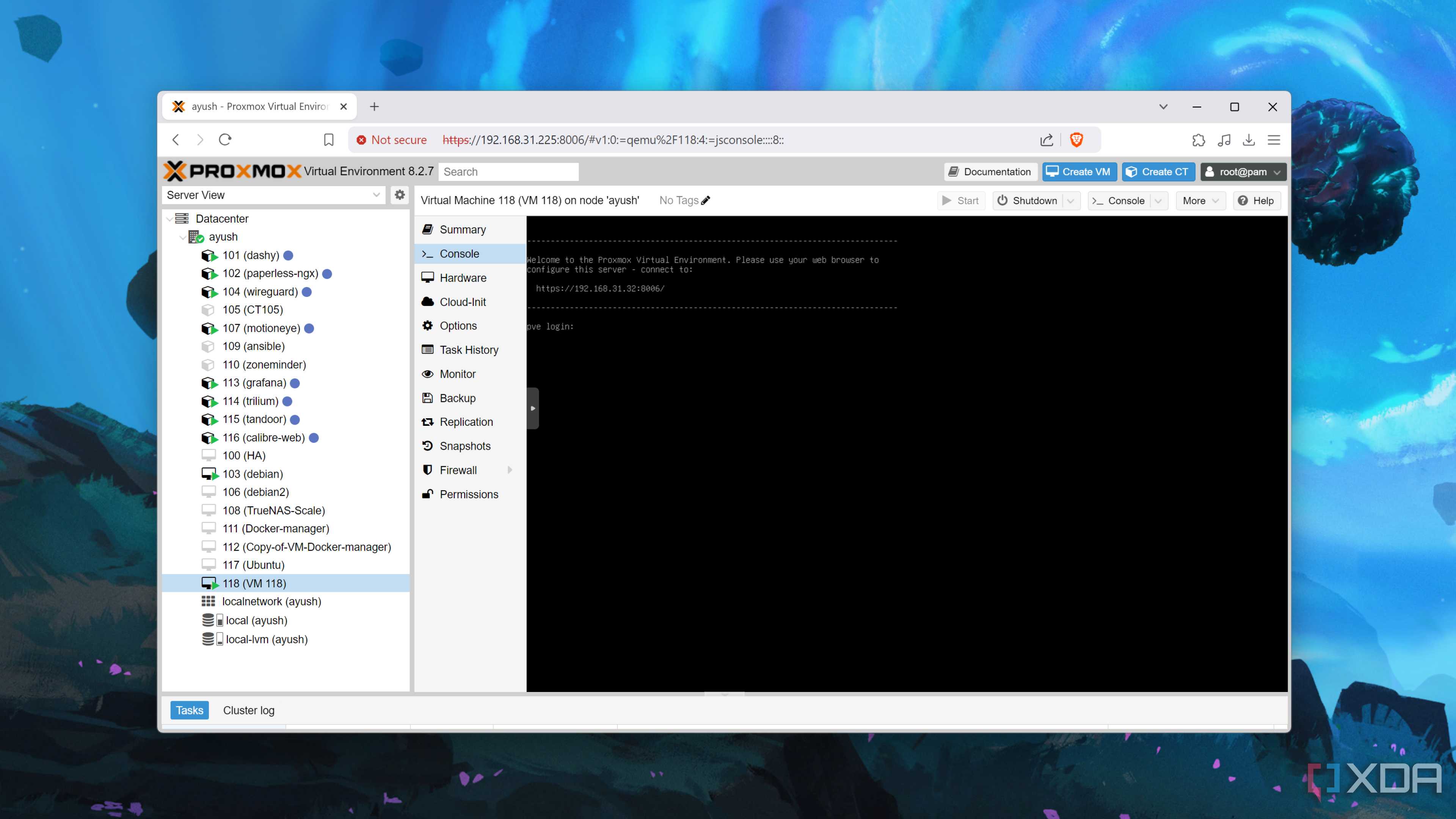 Running a Proxmox virtual machine inside a Proxmox server