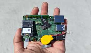 A person holding a Radxa X4 SBC