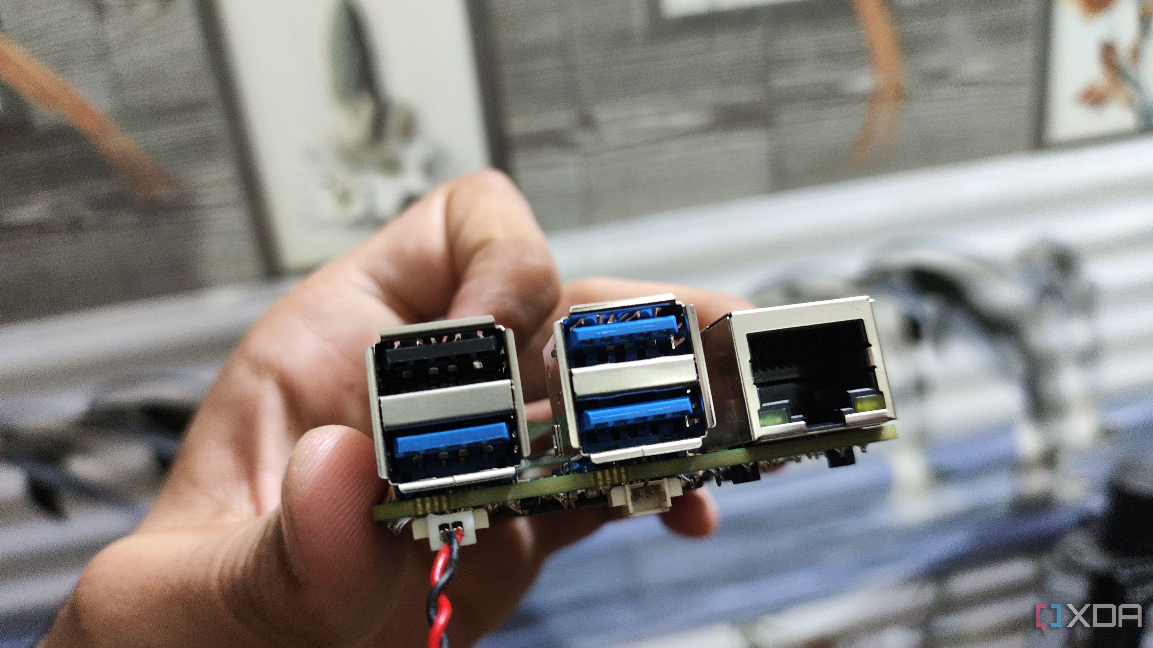 A person holding a Radxa X4