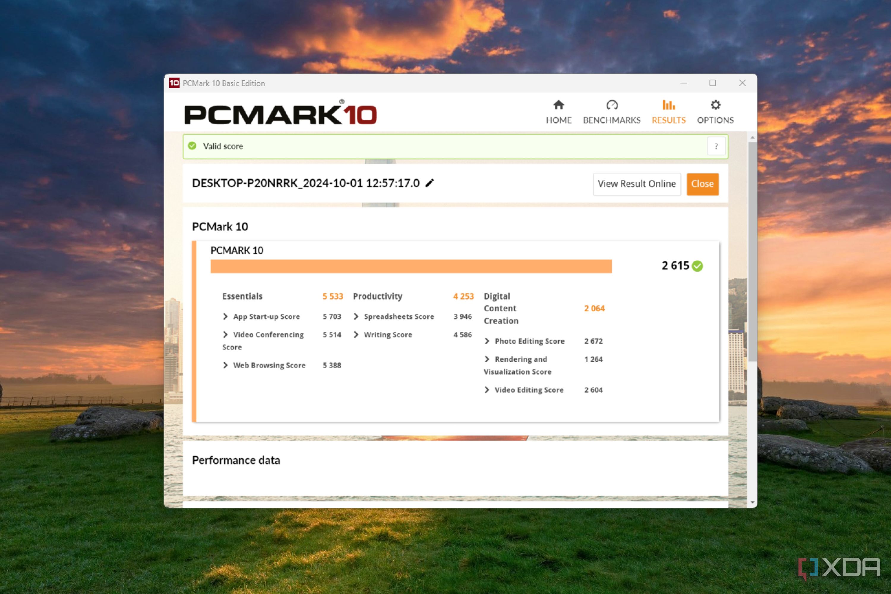 Running PCMark 10 on the Radxa X4