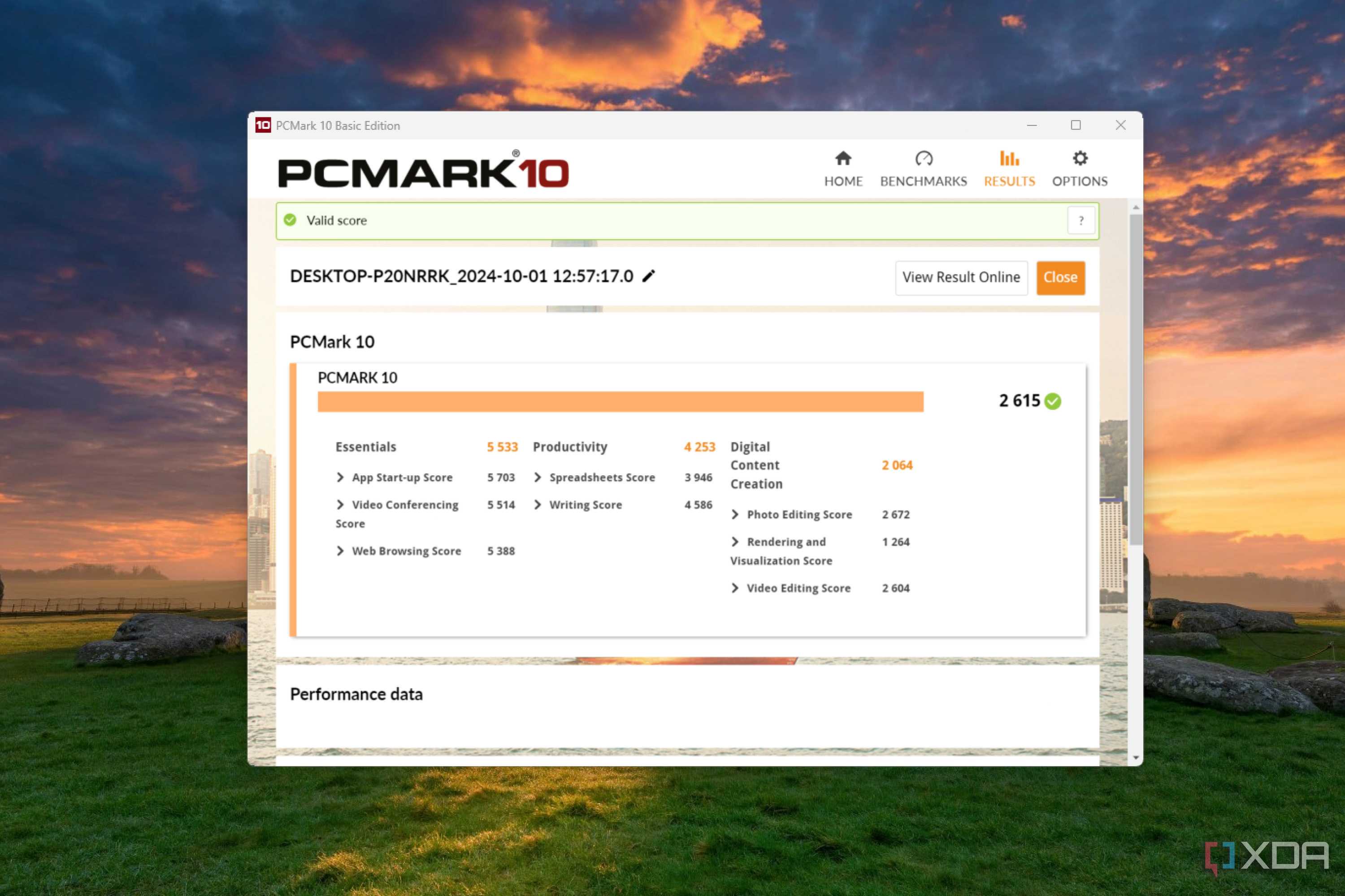 Running PCMark 10 on the Radxa X4