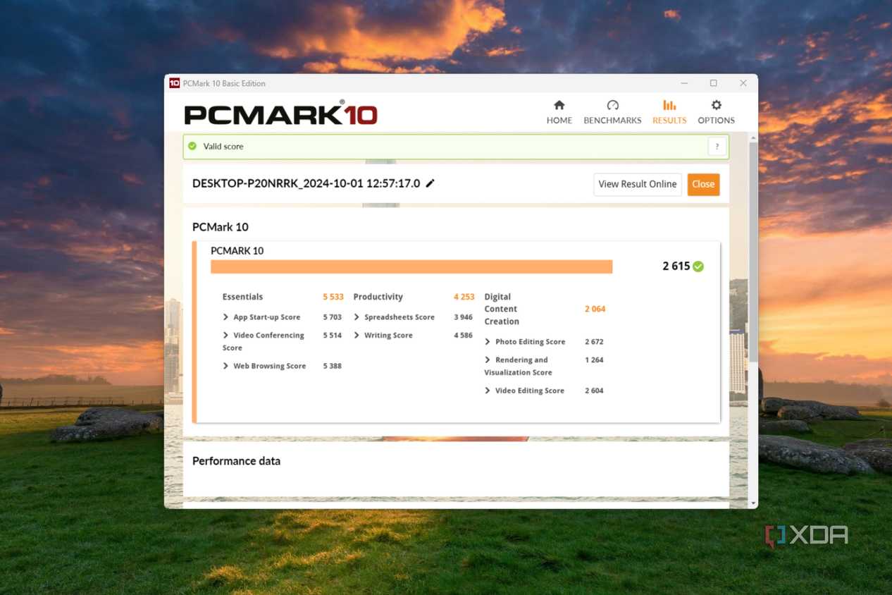 Running PCMark 10 on the Radxa X4