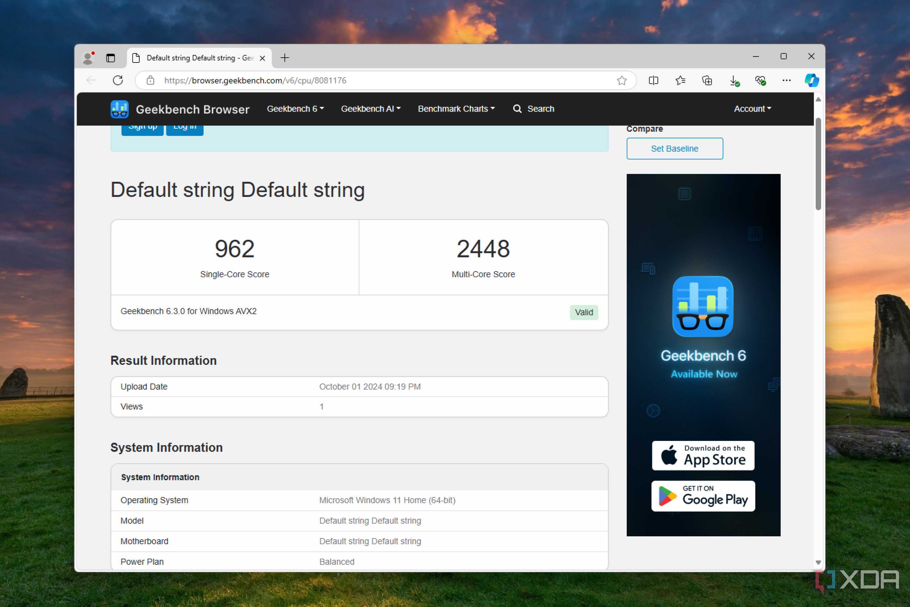 Running Geekbench on the Radxa X4
