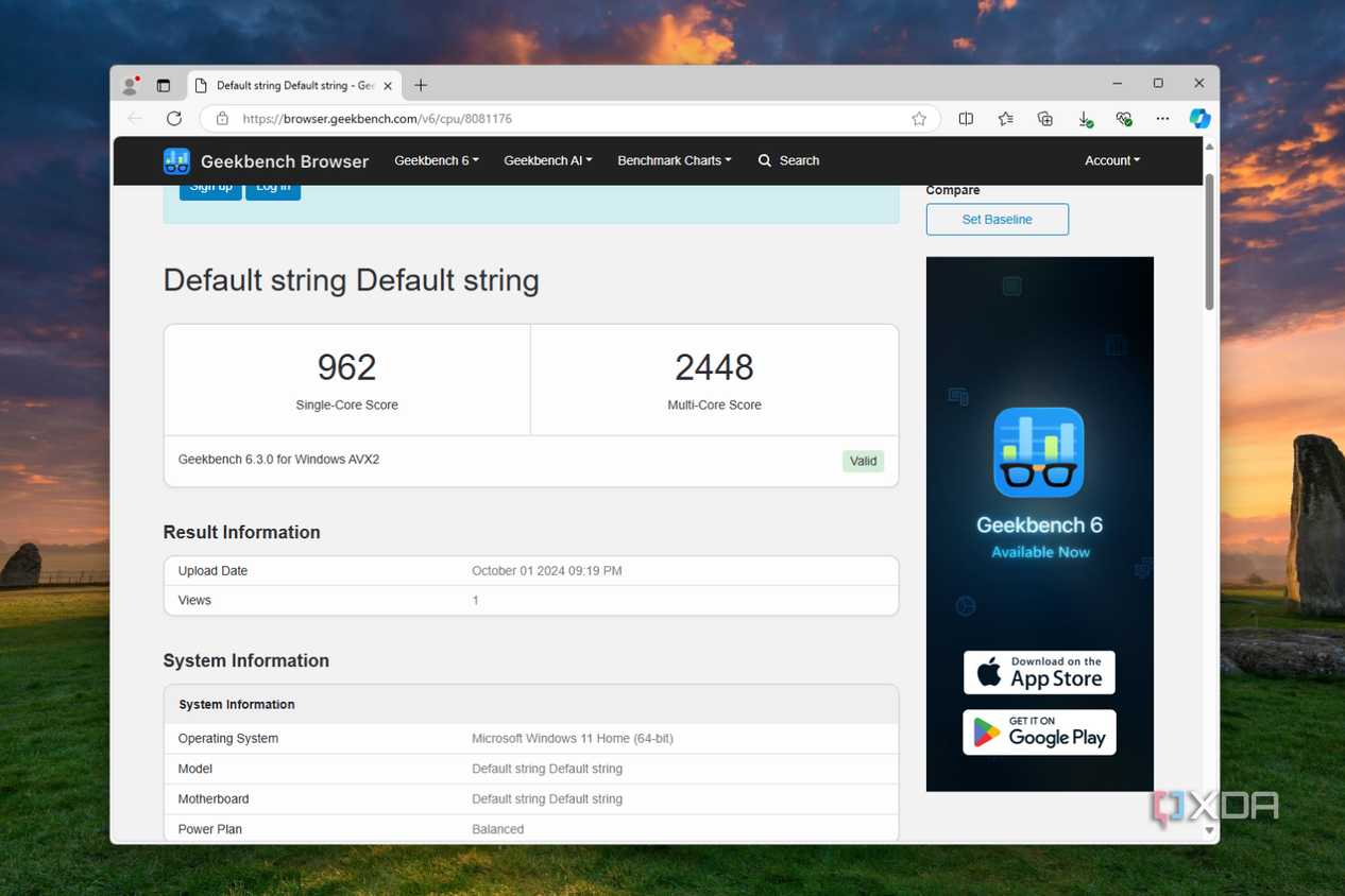 Running Geekbench on the Radxa X4