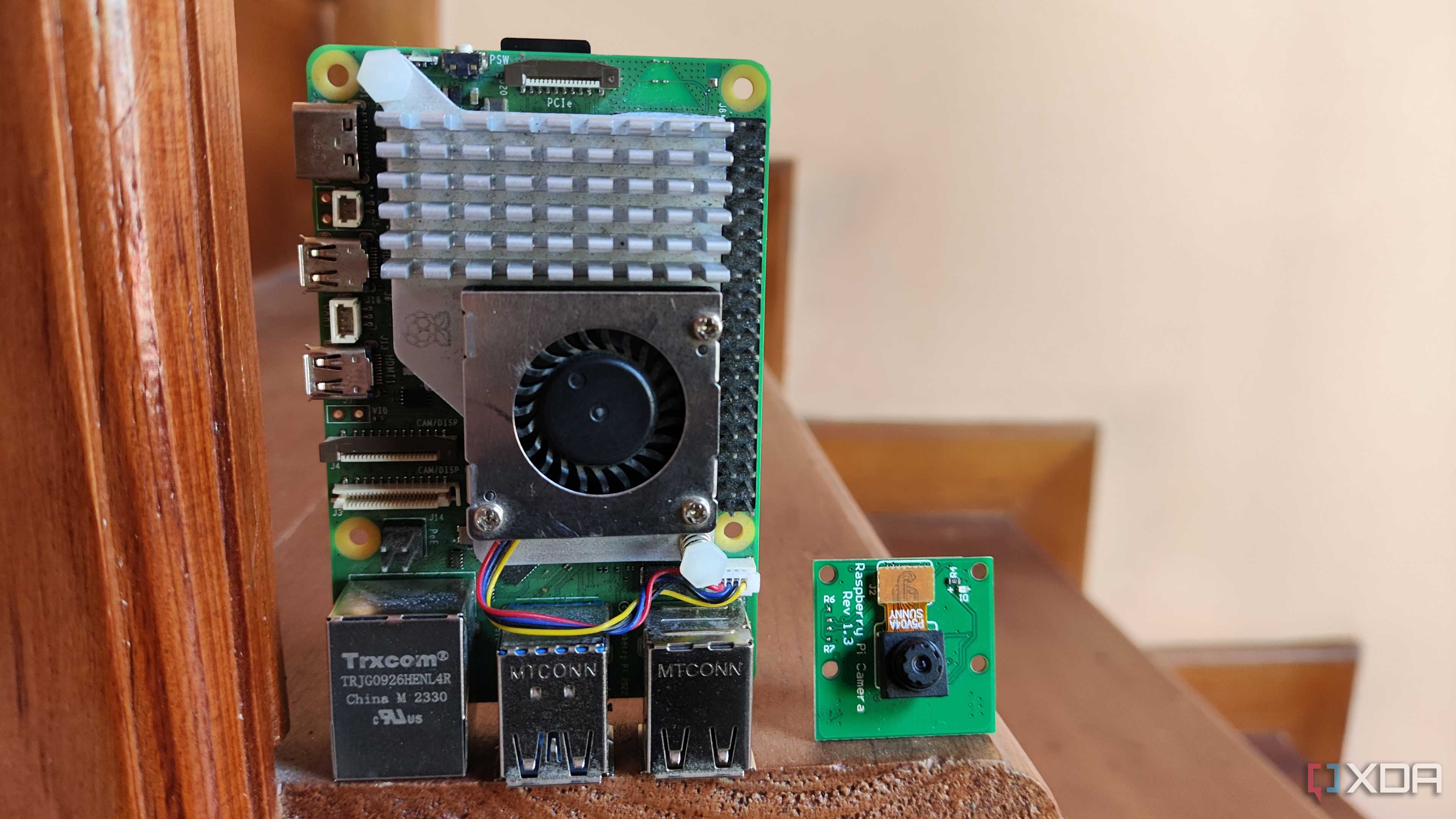 The Raspberry Pi 5 and its camera module